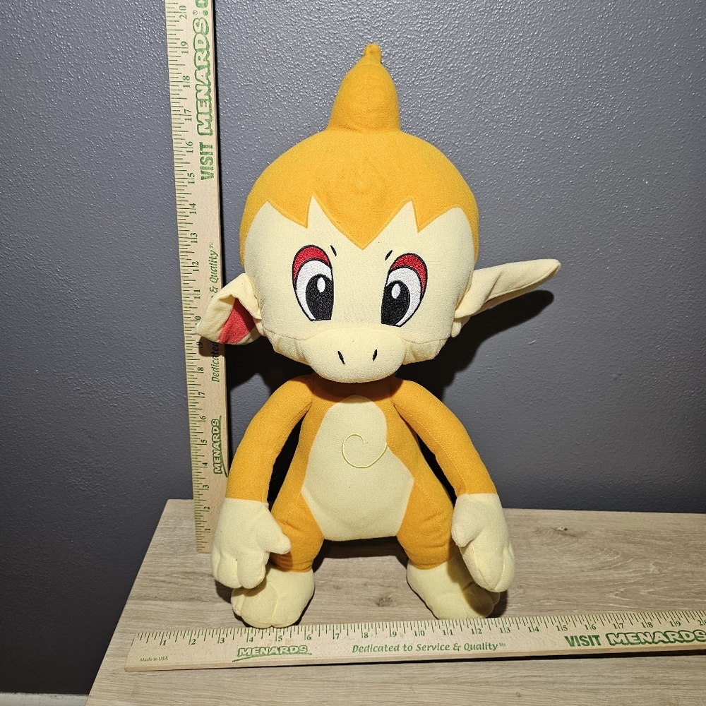 Pokemon Chimchar 2008 PRIZE PLUSH Toy Factory 19" inch Promo Plush - Picture 6 of 9